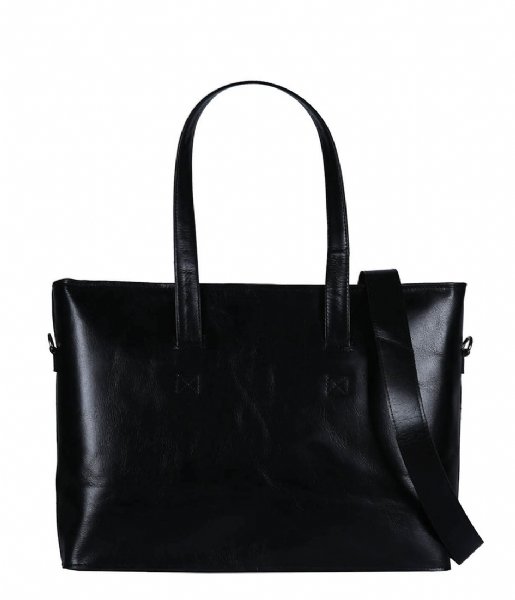 MYOMY Shoulder bag My Paper Bag Wrapped Workbag 15 Inch hunter waxy black (2133-1162)