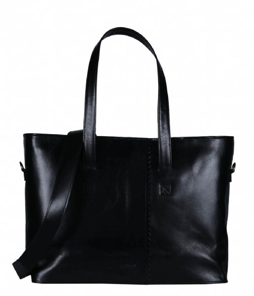 MYOMY Shoulder bag My Paper Bag Wrapped Workbag 15 Inch hunter waxy black (2133-1162)