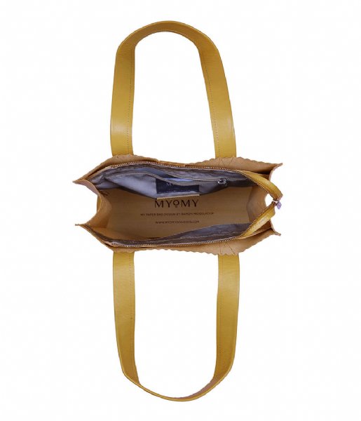 MYOMY Shoulder bag My Paper Bag Zipper Long Handles New seville ocher (1027-55)