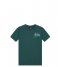 Malelions T shirt Junior Space T-Shirt Dark Green-Mint (150)