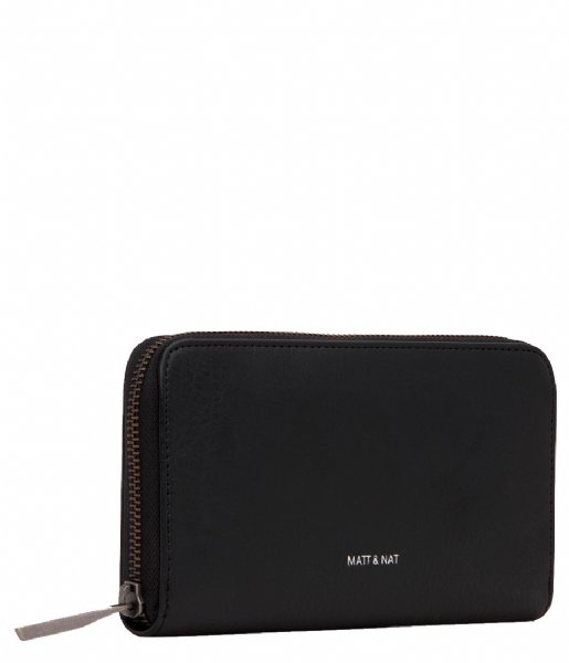 Matt & Nat Zip wallet Inver Dwell Crossbody black