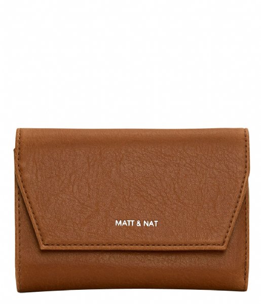 Matt & Nat Trifold wallet Vera SM Vintage chili matte nickel