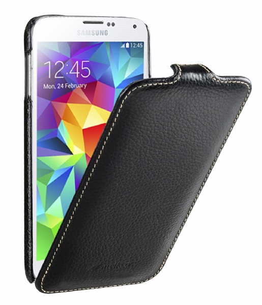 Melkco Smartphone cover Leather Case Galaxy S5 black