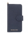 Michael Kors Smartphone cover Electronic Leather Folio Phone Case iPhone 7 admiral & gold hardware (dark blue)