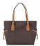 Michael KorsVoyager EW Signature Tote brown & gold colored hardware