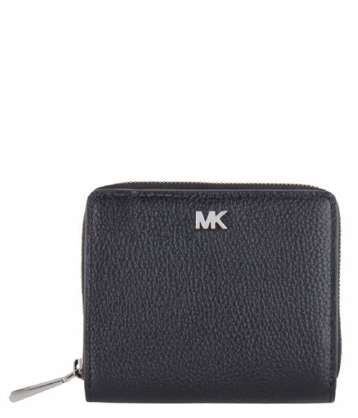 Michael Kors  Snap Wallet black & silver hardware
