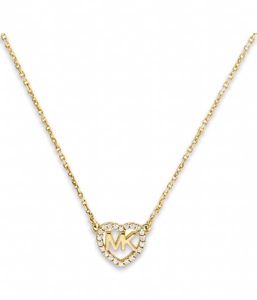 Michael Kors Necklace Hearts MKC1244AN710 Gold colored