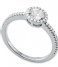 Michael Kors Ring Pave Halo Ring MKC1346AN040 Silver