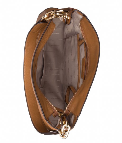 Michael Kors Shoulder bag Fulton Large Hobo acorn & gold colored hardware