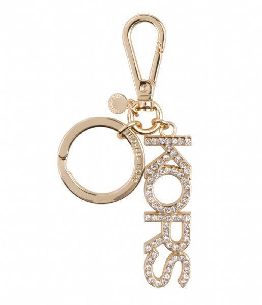 Michael Kors Keyring Kors Jewel Keychain pale gold & gold hardware