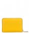 Michael Kors  Mercer Zip Around Card Case sunflower & gold hardware