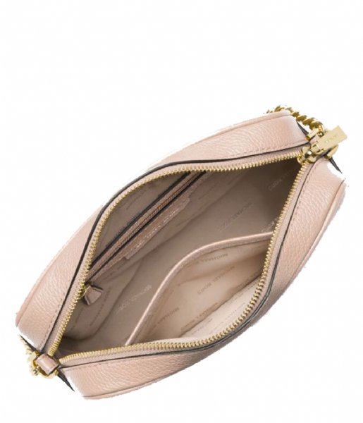 Michael Kors Crossbody bag Jet Set Camera Bag soft pink & gold colored hardware