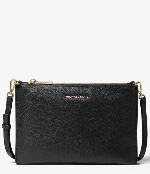 Michael Kors Crossbody bag Large Double Pouch Crossbody black & gold colored hardware