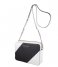 Michael Kors Crossbody bag Large EW Crossbody black optic white & silver colored hardware