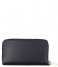 Michael Kors Zip wallet Jet Set Large Flat Phone Case black & gold colored hardware
