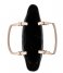 Michael Kors Shoulder bag Bedford Medium Top Zip Pocket Tote black & silver colored hardware