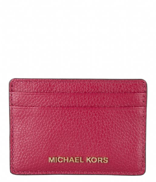 Michael Kors Card holder Card Holder berry & gold colored hardware