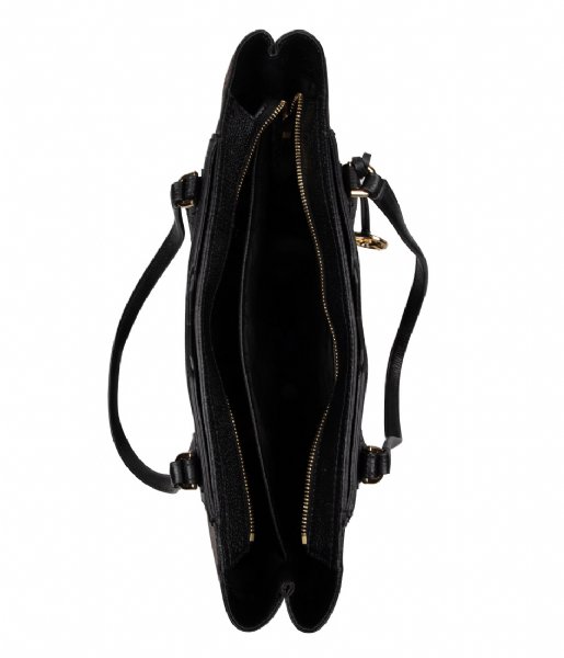 Michael Kors Shoulder bag Medium Tote brown black & gold colored hardware