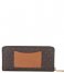 Michael Kors Zip wallet Pocket Za Contntl brown & gold colored hardware