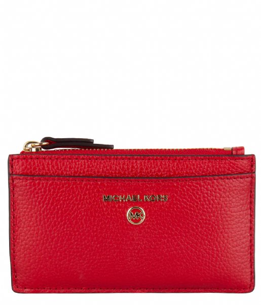 Michael Kors Coin purse Jet Set Charm Small Slim Card Case Bright red (683) 