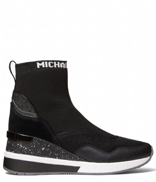 Michael Kors Sneaker Active Wedge Swift Bootie Black (001)