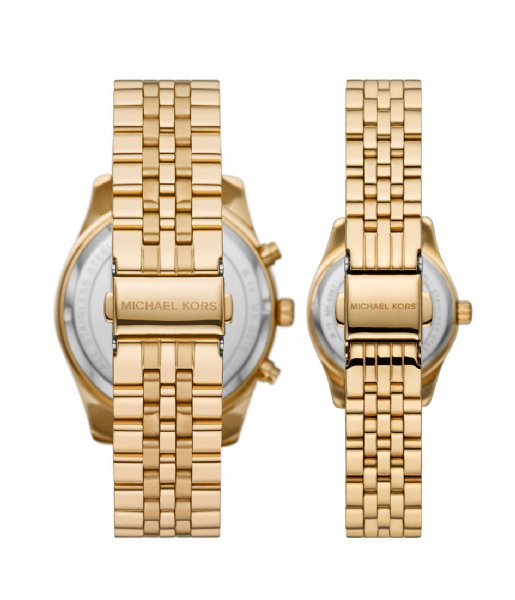 Michael Kors Watch Lexington His and Hers Set MK1047 Gold colored