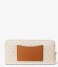 Michael Kors Zip wallet Pocket Za Contntl vanilla & gold colored hardware