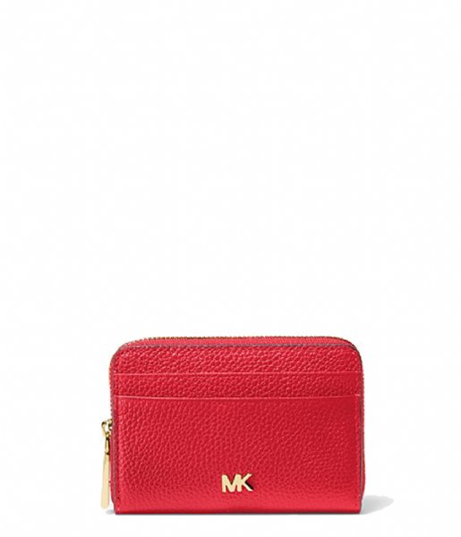 Michael Kors Zip wallet Zip Around Coin Card Case bright red