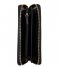 Michael Kors Zip wallet Pocket Za Contntl black & gold colored hardware