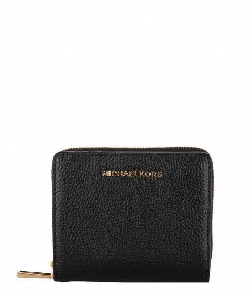 Michael Kors Zip wallet Jet Set Medium Za Snap Wallet Black (1)