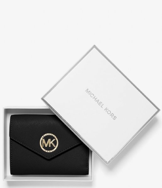 Michael Kors Trifold wallet Carmen Medium Envelope Trifold Black (1)