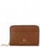Michael Kors Zip wallet Jet Set Small Za Coin Card Case Luggage (230)