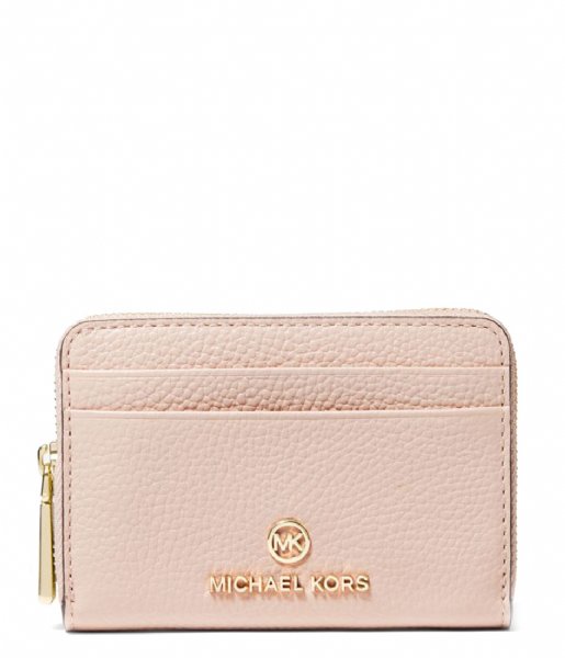 Michael Kors Zip wallet Jet Set Small Za Coin Card Case Soft Pink