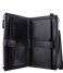 Michael Kors Zip wallet Jet Set Double Zip Wristlet black & silver hardware