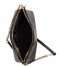 Michael Kors Crossbody bag Jet Set Large Zip Dome Crossbody black & gold hardware