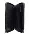 Michael Kors Zip wallet Jet Set Travel Continental black & silver colored hardware