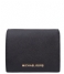 Michael Kors  Jet Set Travel Carryall Card Case black & gold hardware