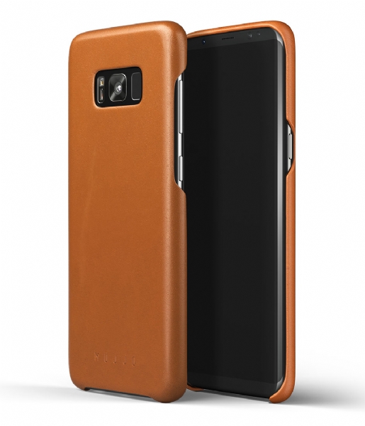 Mujjo Smartphone cover Leather Case Galaxy S8+ saddle tan