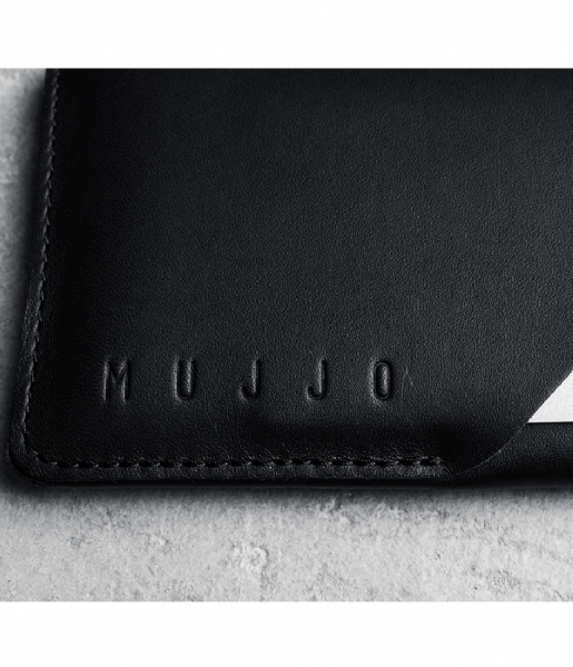 Mujjo Smartphone cover Leather Wallet Sleeve iPhone 7-8 black
