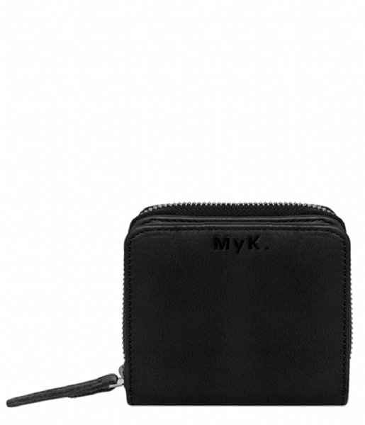 MyK Bags Zip wallet Purse Sparkle Black