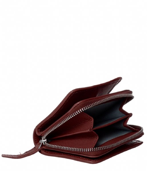 MyK Bags Zip wallet Purse Sparkle Bordeaux