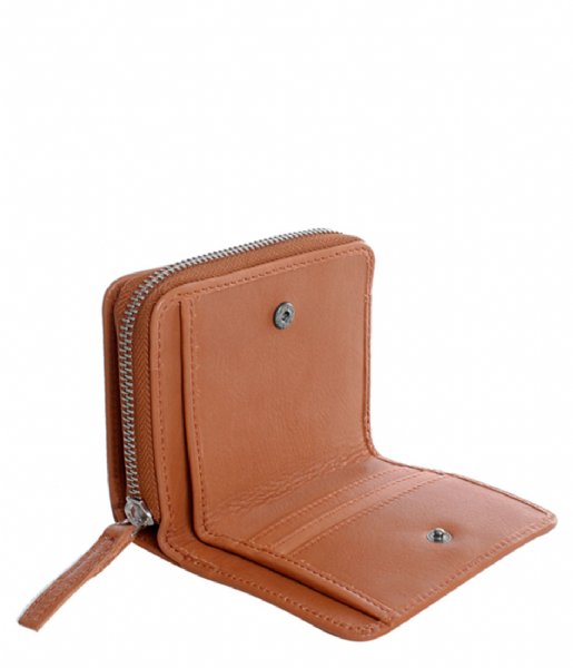 MyK Bags Zip wallet Purse Sparkle Camel