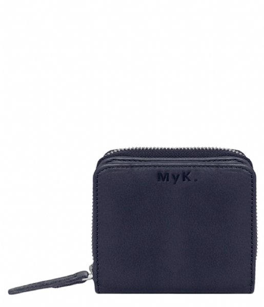 MyK Bags Zip wallet Purse Sparkle Midnight blue