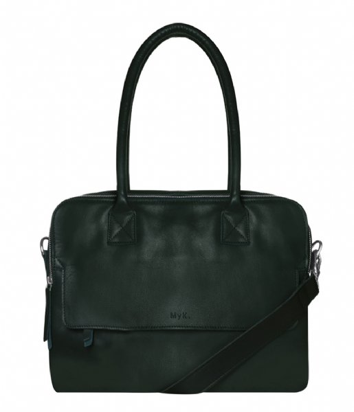 MyK Bags Laptop Shoulder Bag Laptop Bag Focus 13 Inch emerald green