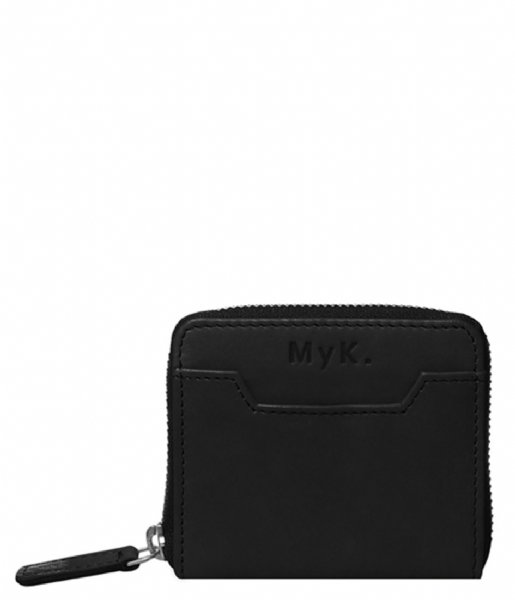 MyK Bags Zip wallet Purse Dawn black