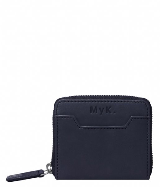 MyK Bags Zip wallet Purse Dawn midnight blue