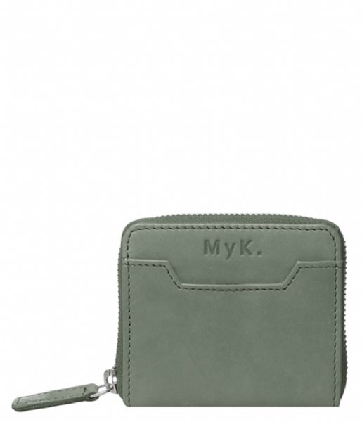 MyK Bags Zip wallet Purse Dawn sage