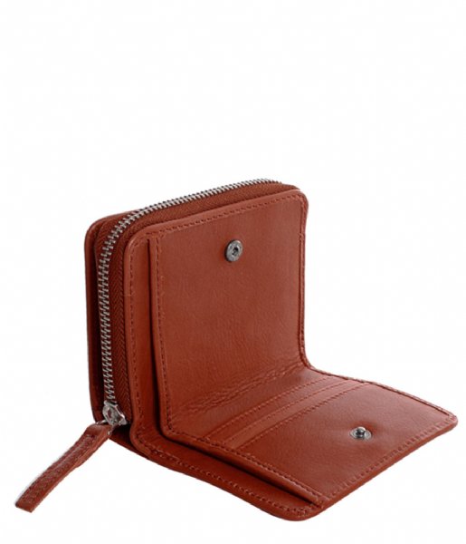 MyK Bags Zip wallet Purse Sparkle chestnut