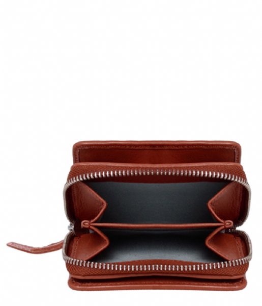 MyK Bags Zip wallet Purse Sparkle chestnut