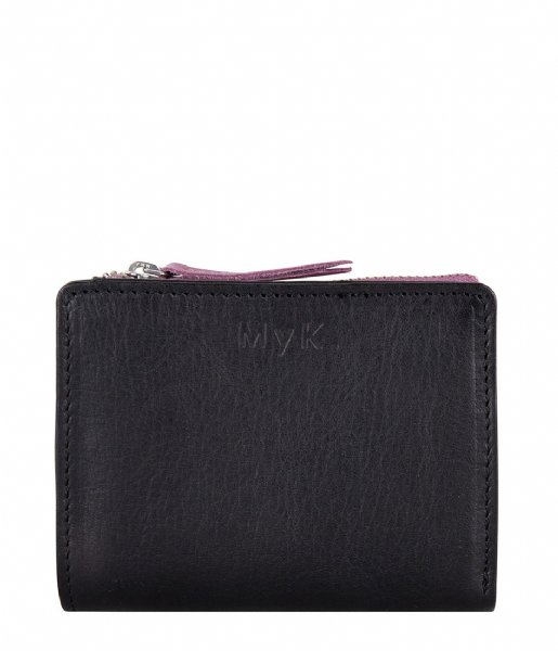 MyK Bags Flap wallet Purse Poppy Plum